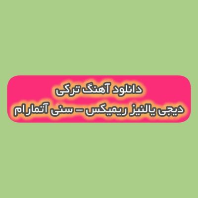 دانلود آهنگ ترکی سنی آتمارام دیجی یالنیز ریمیکس (گوزل باخیشین دونیایا دیر)